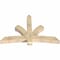Ekena Millwork Davenport Rough Sawn Timber Gable Bracket, Douglas Fir, 72"W x 48"H x 6"D x 6"F, 16/12 Pitch GBW072X48X0606DAV00RDF - alternate 2